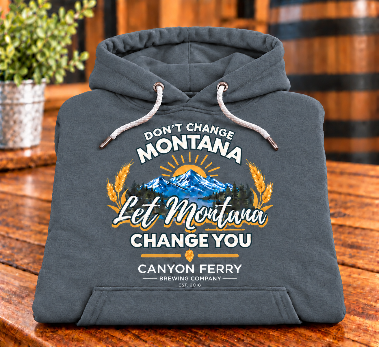 Steel Blue Hoodie