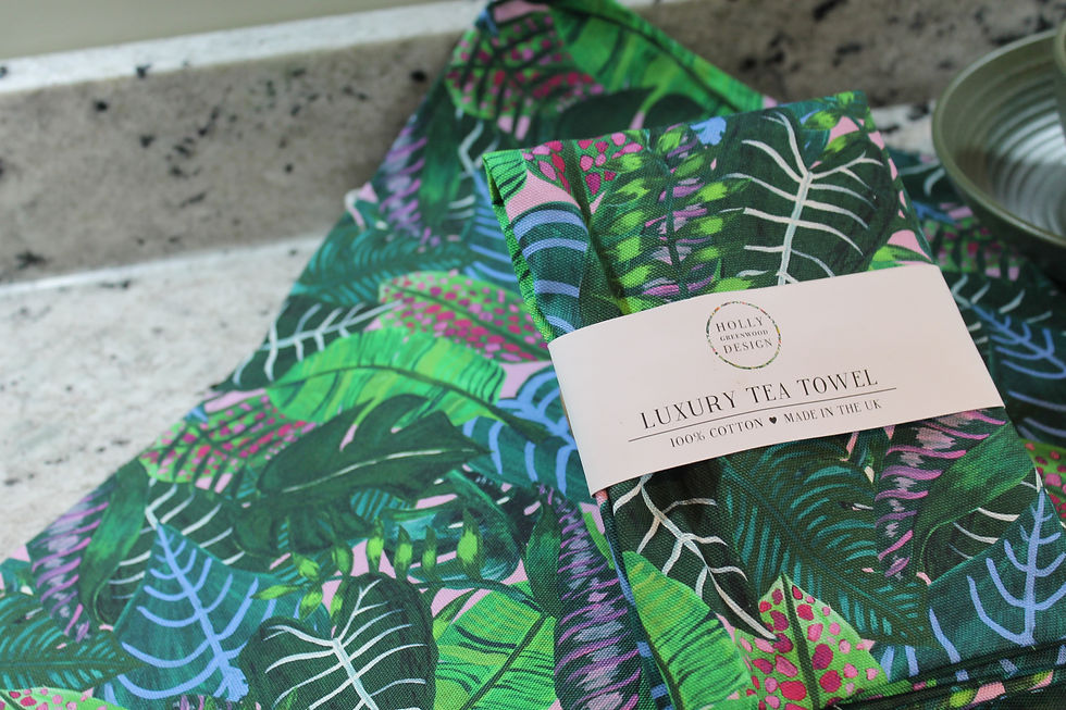 Thumbnail: Dark Leafy Tea Towel