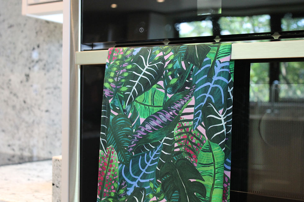 Thumbnail: Dark Leafy Tea Towel