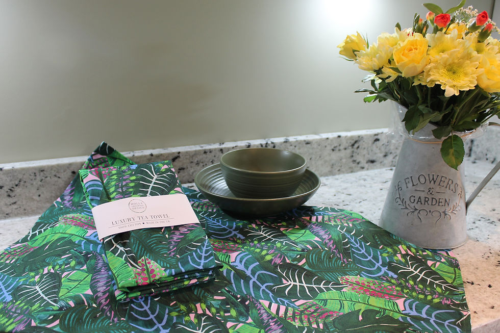 Thumbnail: Dark Leafy Tea Towel