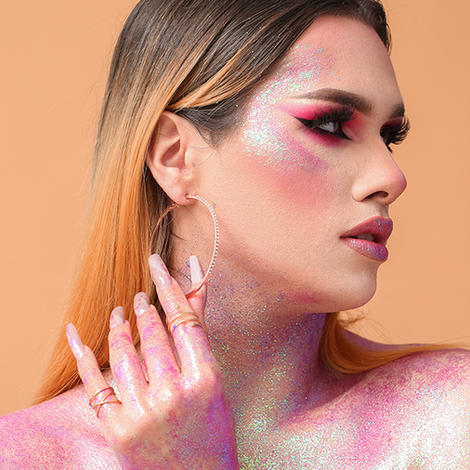 Face Paint and Body Glitter