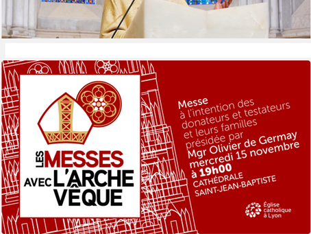 15/11/2023 : Messe des donateurs et testateurs du diocèse