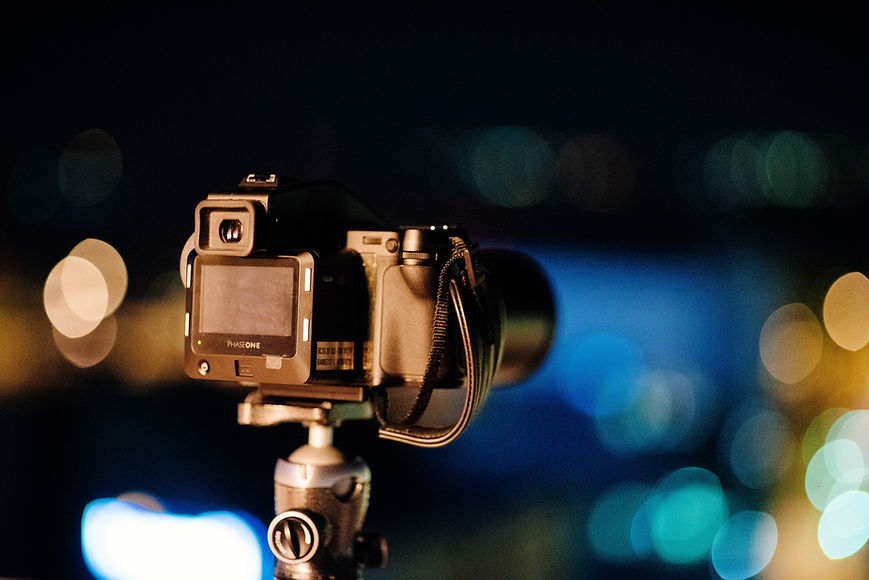 Camera On Tripod