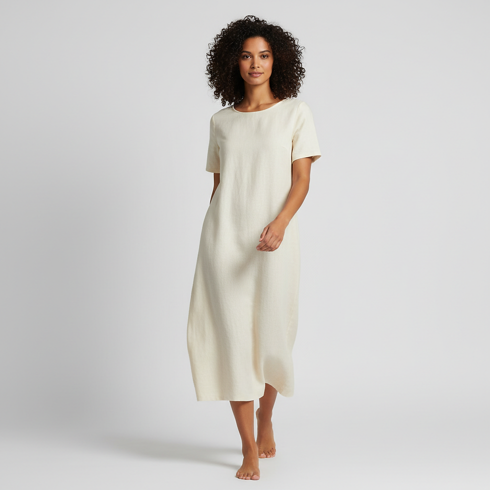 Vestido Midi Lino