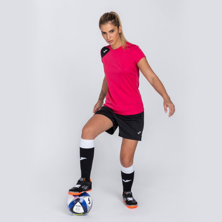 Miniatură: CAMISETA SPIKE II FUCSIA-NEGRO M/C