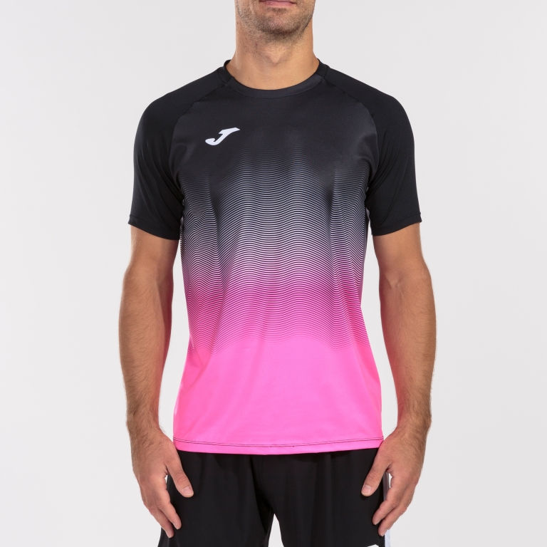 Miniatură: CAMISETA ELITE VII NEGRO-ROSA F-BLANCO M/C