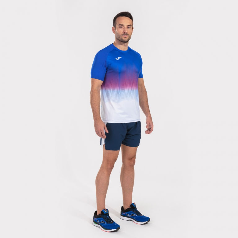 Miniatură: CAMISETA ELITE VII ROYAL-BLANCO-ROJO M/C