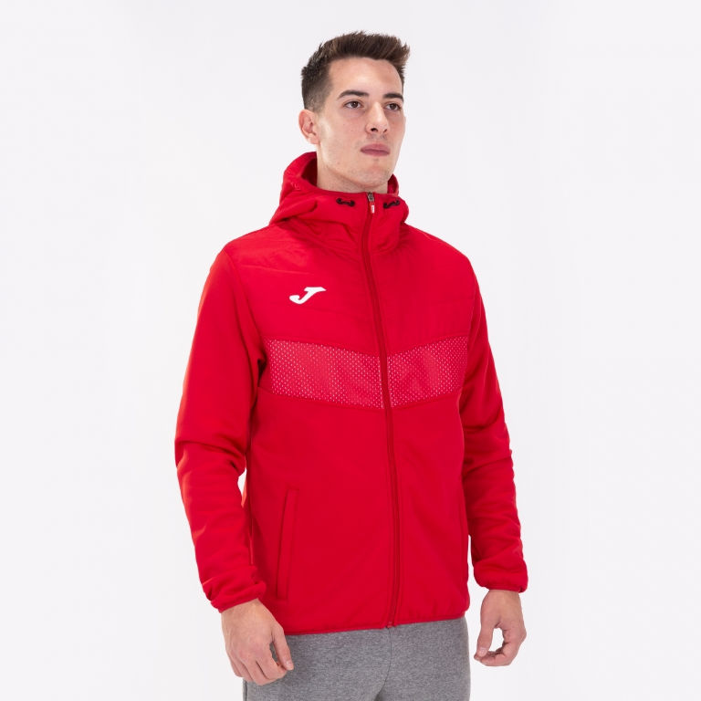 Miniatură: CHAQUETA CAPUCHA BERNA II ROJO
