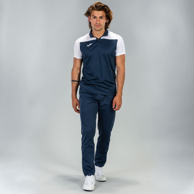 Miniatură: POLO HOBBY II MARINO-BLANCO M/C