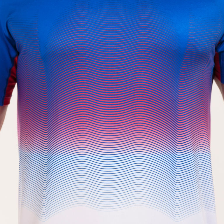 Miniatură: CAMISETA ELITE VII ROYAL-BLANCO-ROJO M/C