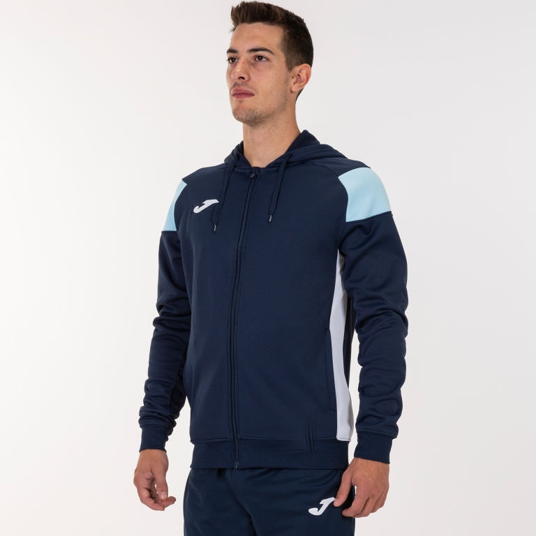 Miniatură: CHAQUETA CAPUCHA POLY CREW III MARINO-CELESTE