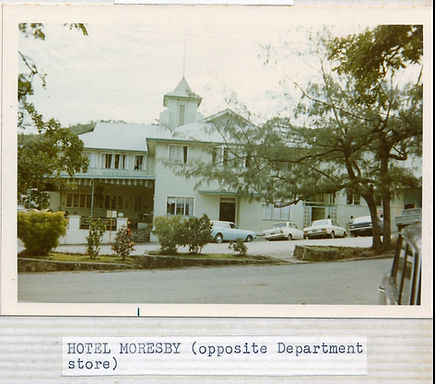 Hotel Moresby are from the Burns Philp archives dated 1960 to 1972