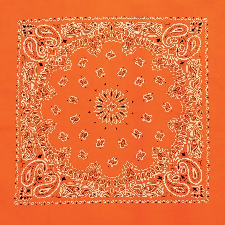 Bandanna - 22" Made in USA - Neon