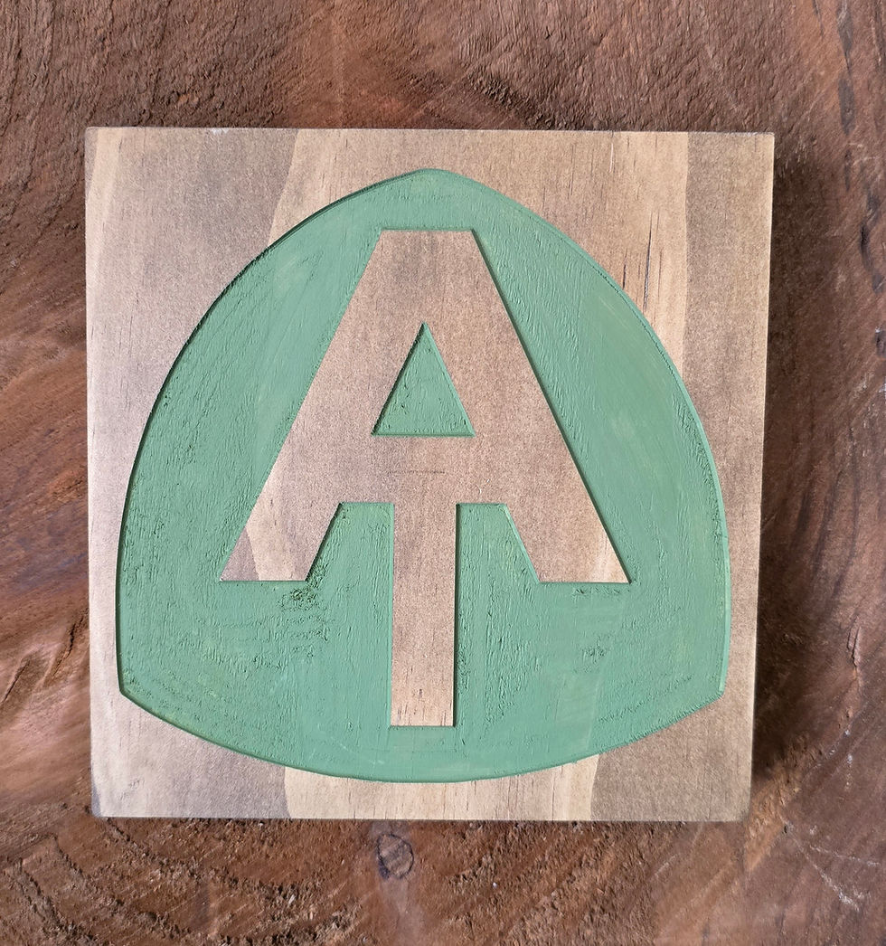 Thumbnail: Appalachian Trail AT Symbol Wooden Sign