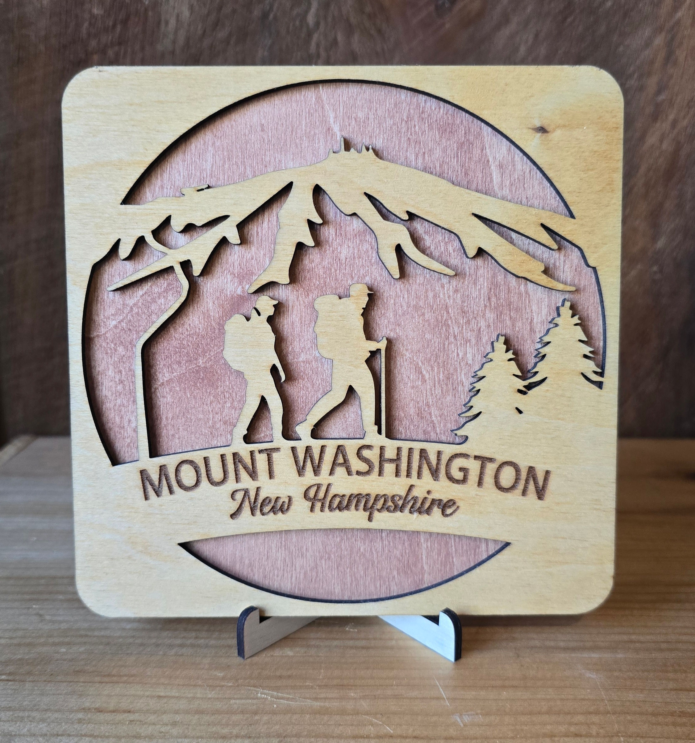 Mini Mt. Washington New Hampshire Wooden Sign
