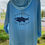Thumbnail: Unsalted No Sharks Blue Aqua Unisex Hoodie
