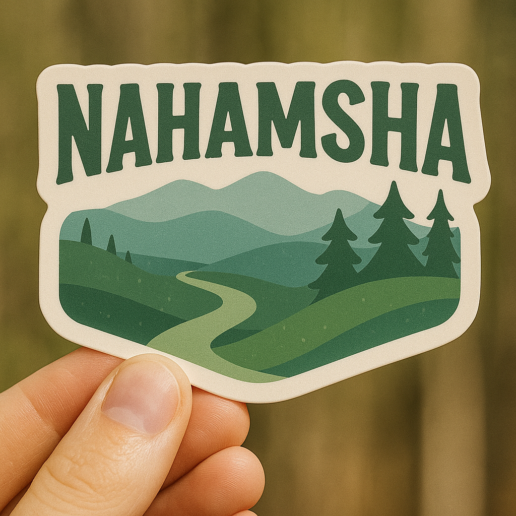 Nahamsha Mountains & Trail Sticker