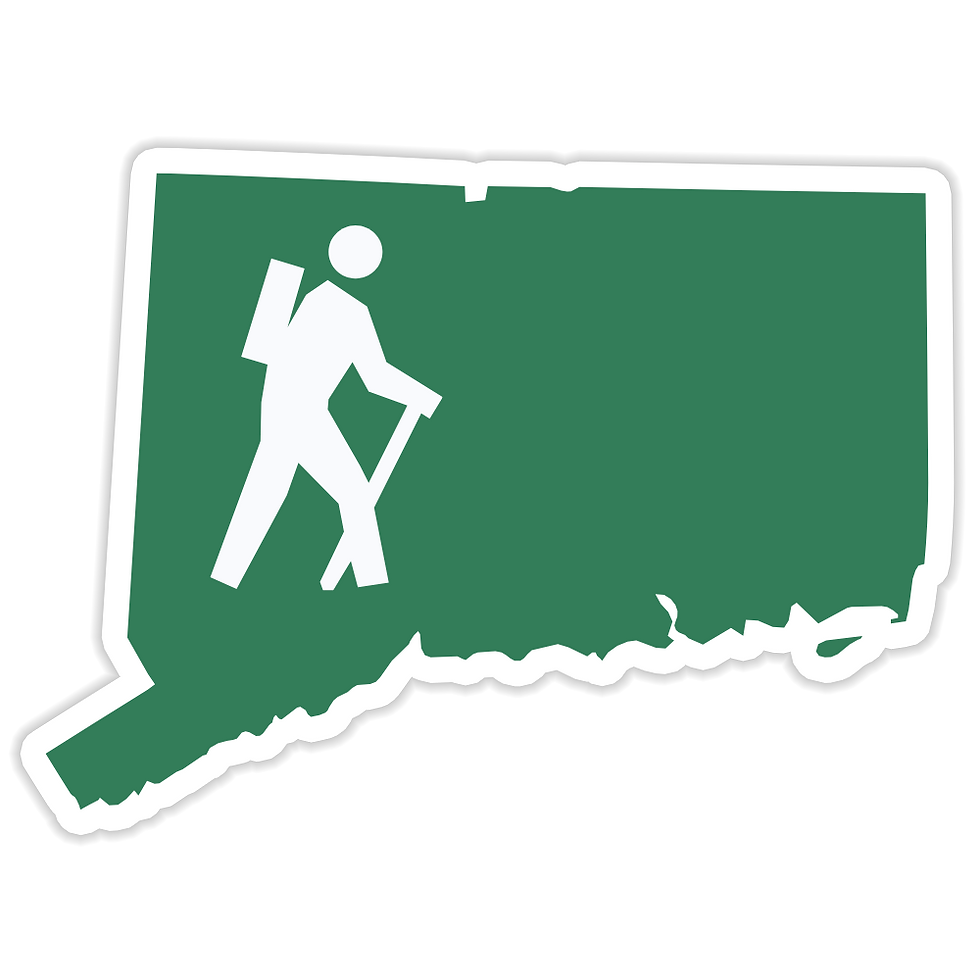Thumbnail: Appalachian Trail States Hiking Sticker (all 14 states)