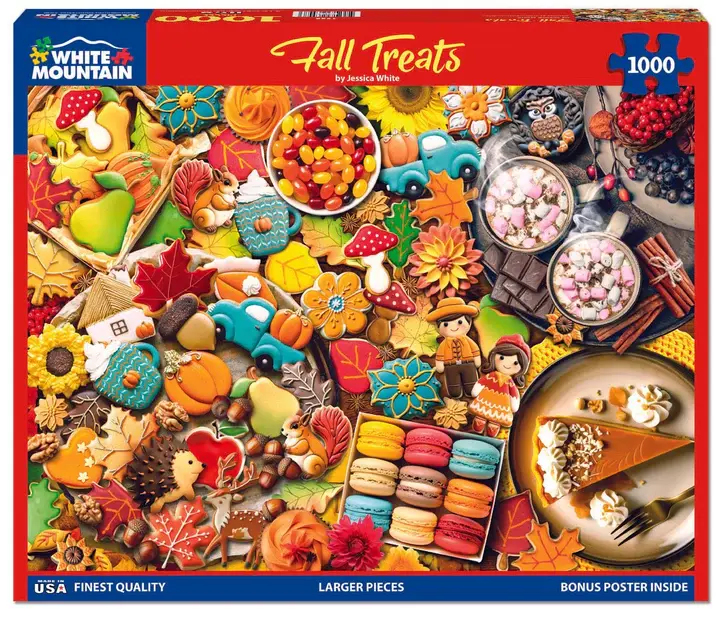 Fall Treats White Mountain Puzzles 1,000 Pieces