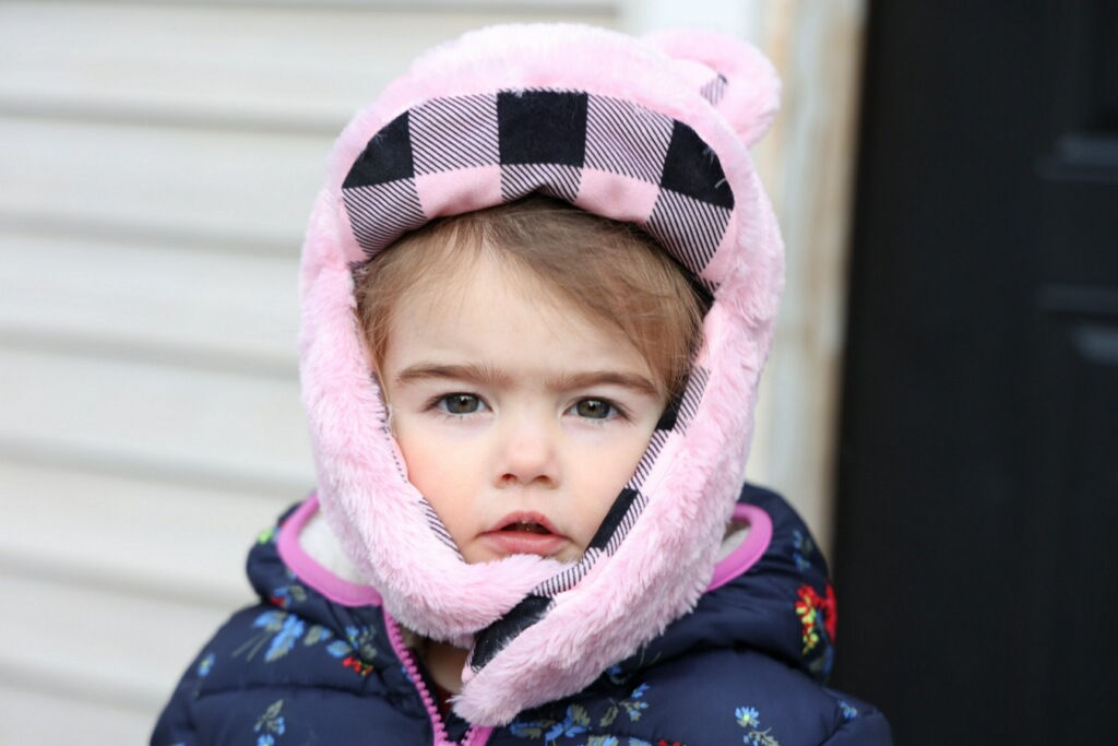 Pink Bear Critter Cap