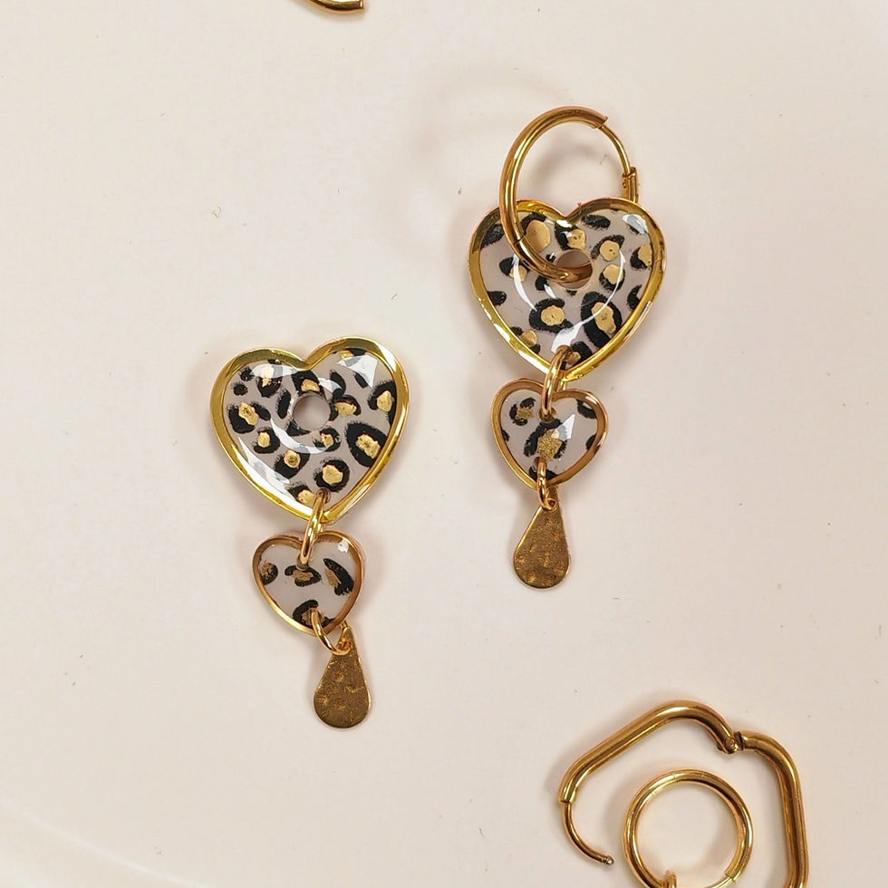 boucles-oreilles-charms-interchangeables-reversible-verso-forme-coeur-diana-noir-or-rose-b