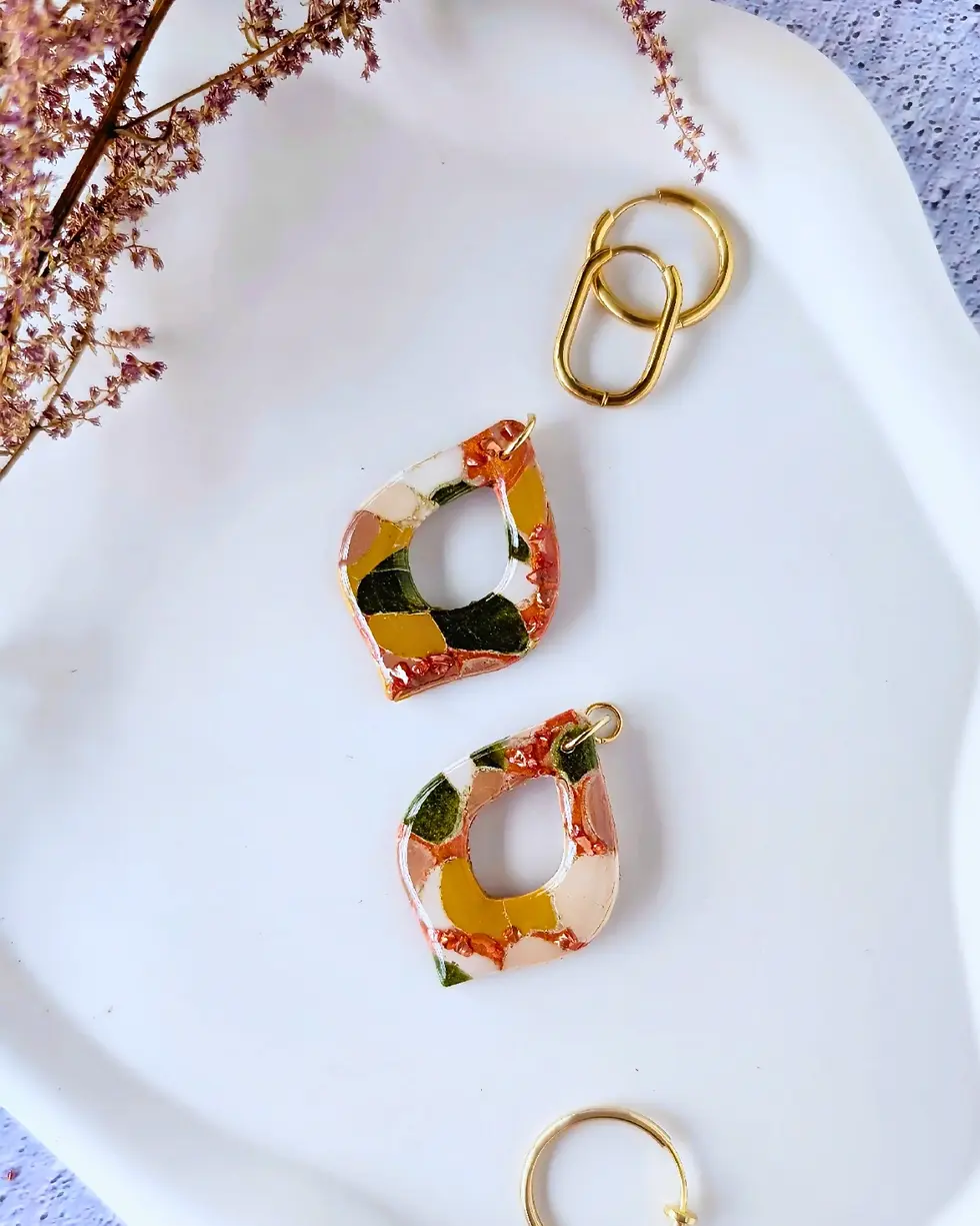 Miniature : Charms Pistacchi : Caramel, Crème, Pistache - Modèle Indira