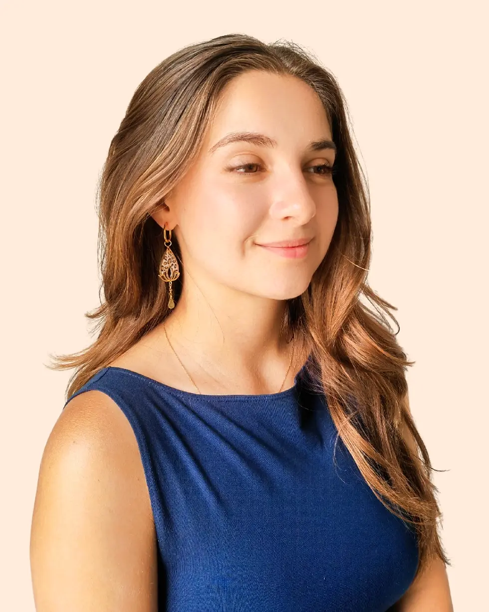 Miniature : Charms Léopard Crème Noir et Tâches d'Or - Lotus Nettie