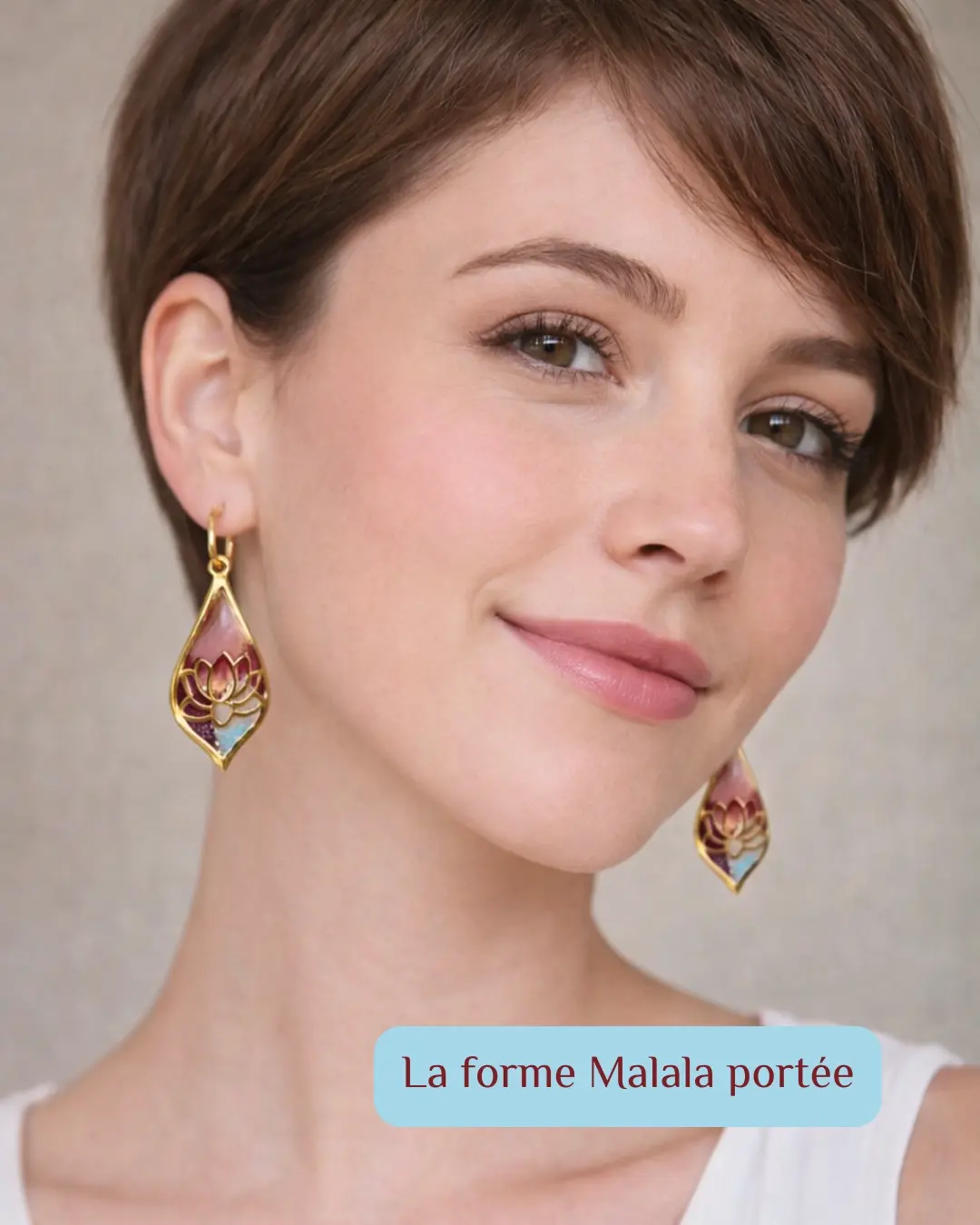 Charms Velours Boréal : Bordeau, Rose poudré, Bleu polaire - Forme Malala