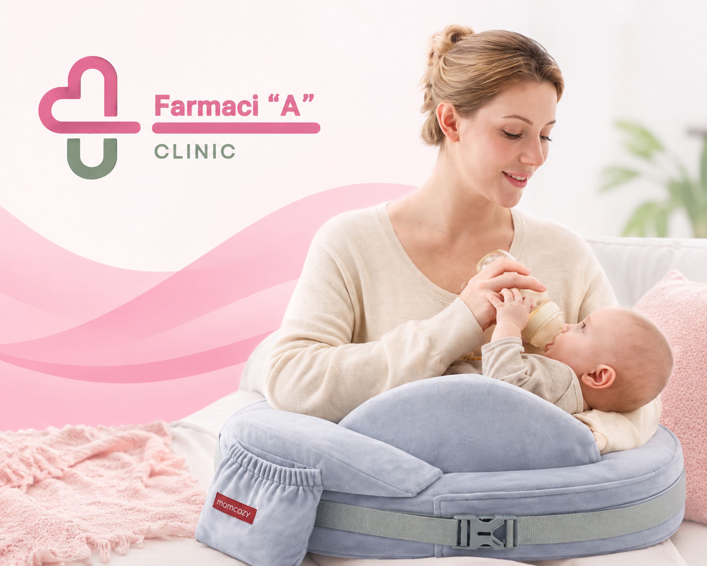 Momcozy Jastek gjidhenie ( Nursing and Breastfeeding Pillow)