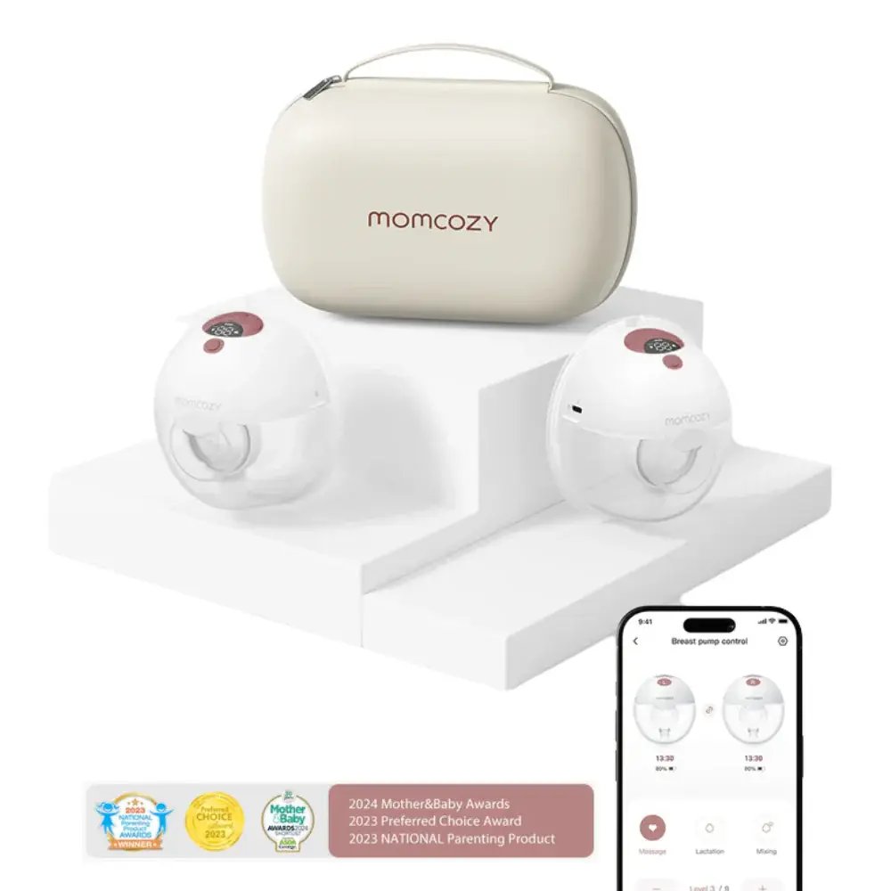Momcozy - M5 Smart Wearable Breast Pump with App Control