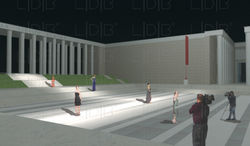 piazza notte sfilata persone copy