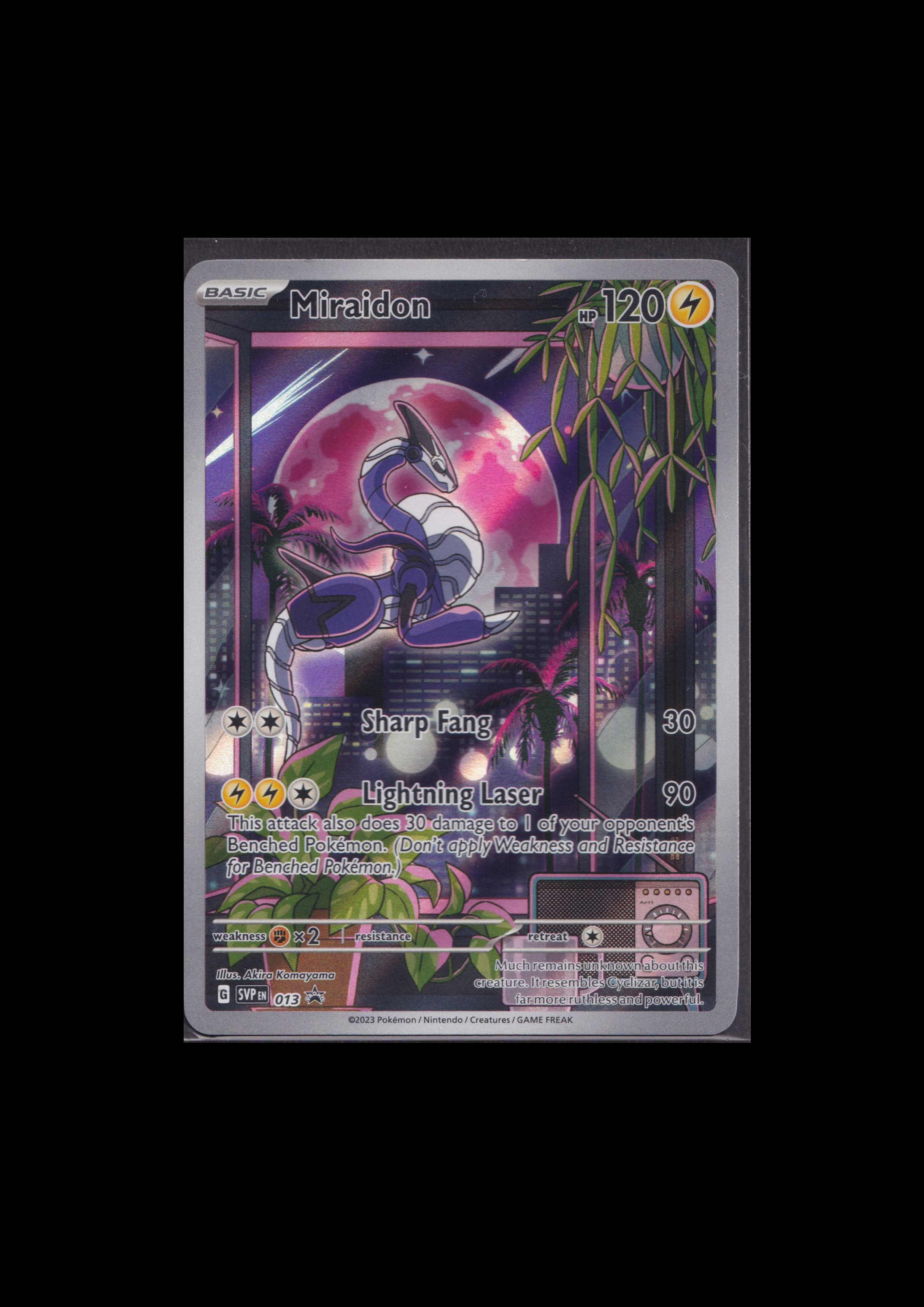 Pokemon TCG: Miraidon Black Star Promo #013