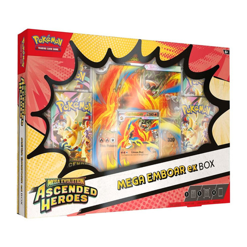 アセンデッドヒーローズ メガオーダイルex BOX Pokémon TCG: Mega Evolution-Ascended Heroes ex Box | Pokevolt