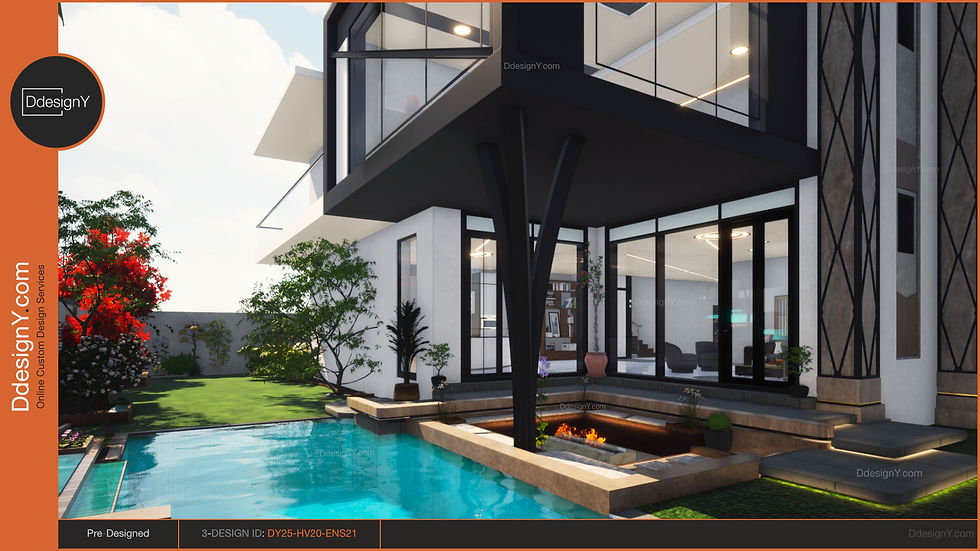 3-DY25-HV20-ENS21, Pre-Designed Package, Villa/House in Modern Style