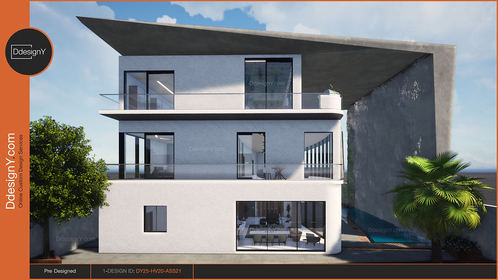 1-DY25-HV20-ASS21, Pre-Designed Package, Villa/House in Modern Style