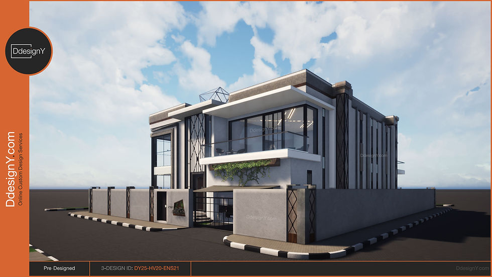 3-DY25-HV20-ENS21, Pre-Designed Package, Villa/House in Modern Style