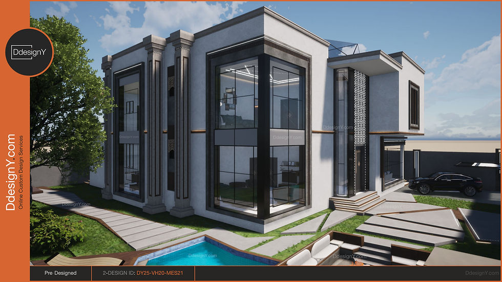 Thumbnail: 2-DY25-VH20-MES21, Pre-Designed Package, Villa/House in Modern Style