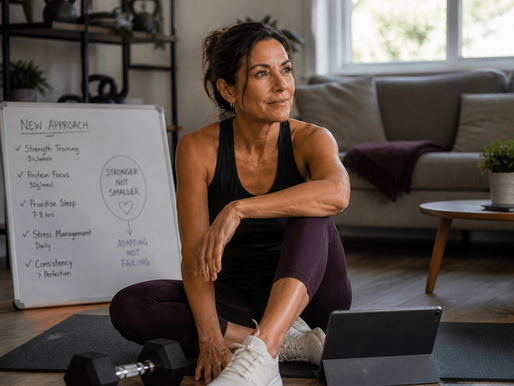Woman over 40 adapting her training approach after understanding why her old workout stopped producing results