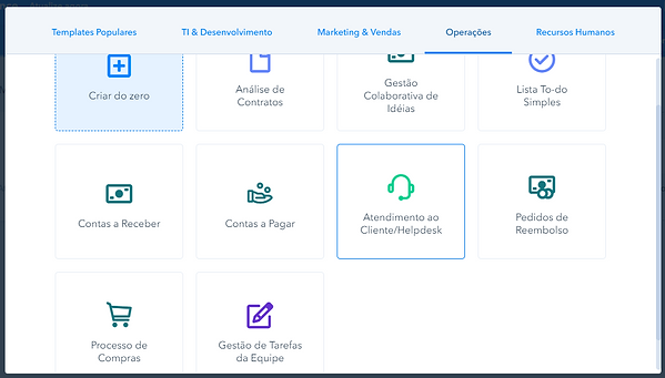 Exemplo painel processos no Pipefy