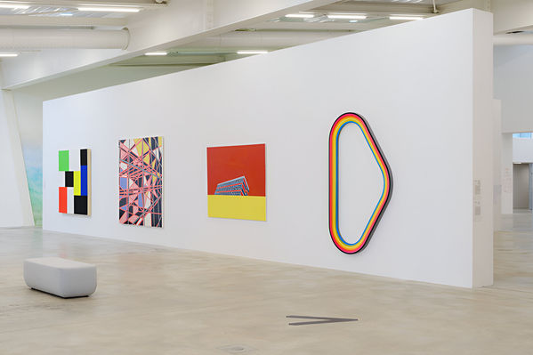 Peter Halley, Sarah Morris, Daniel Mazières, Blair Thurman, Frac MECA Nouvelle-Aquitaine Bordeaux, David Malek 