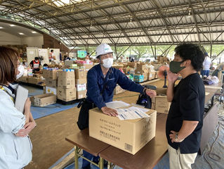 被災地支援で訪問しました