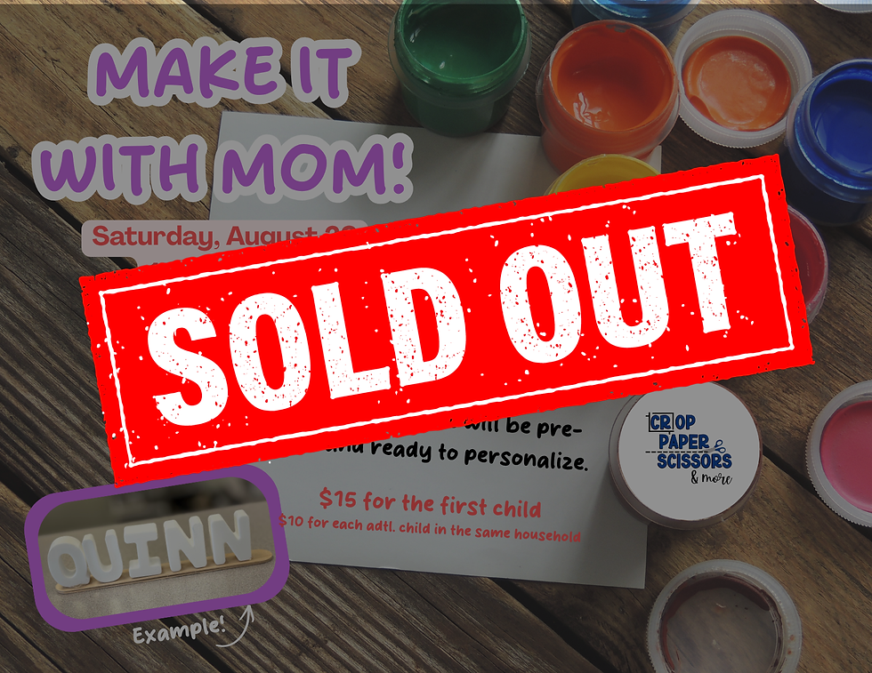 Thumbnail: Make it with Mom! (August 2026)