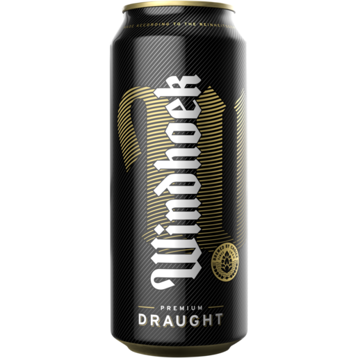 WINDHOEK DRAUGHT 500ML CAN