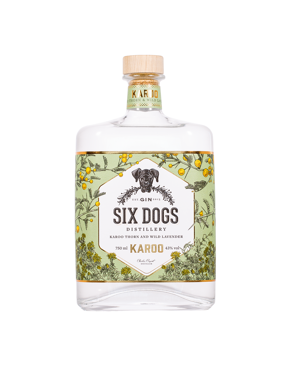 SIX DOGS KAROO GIN 750ML