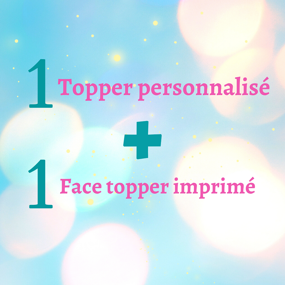 Pack DUO Face topper / Topper