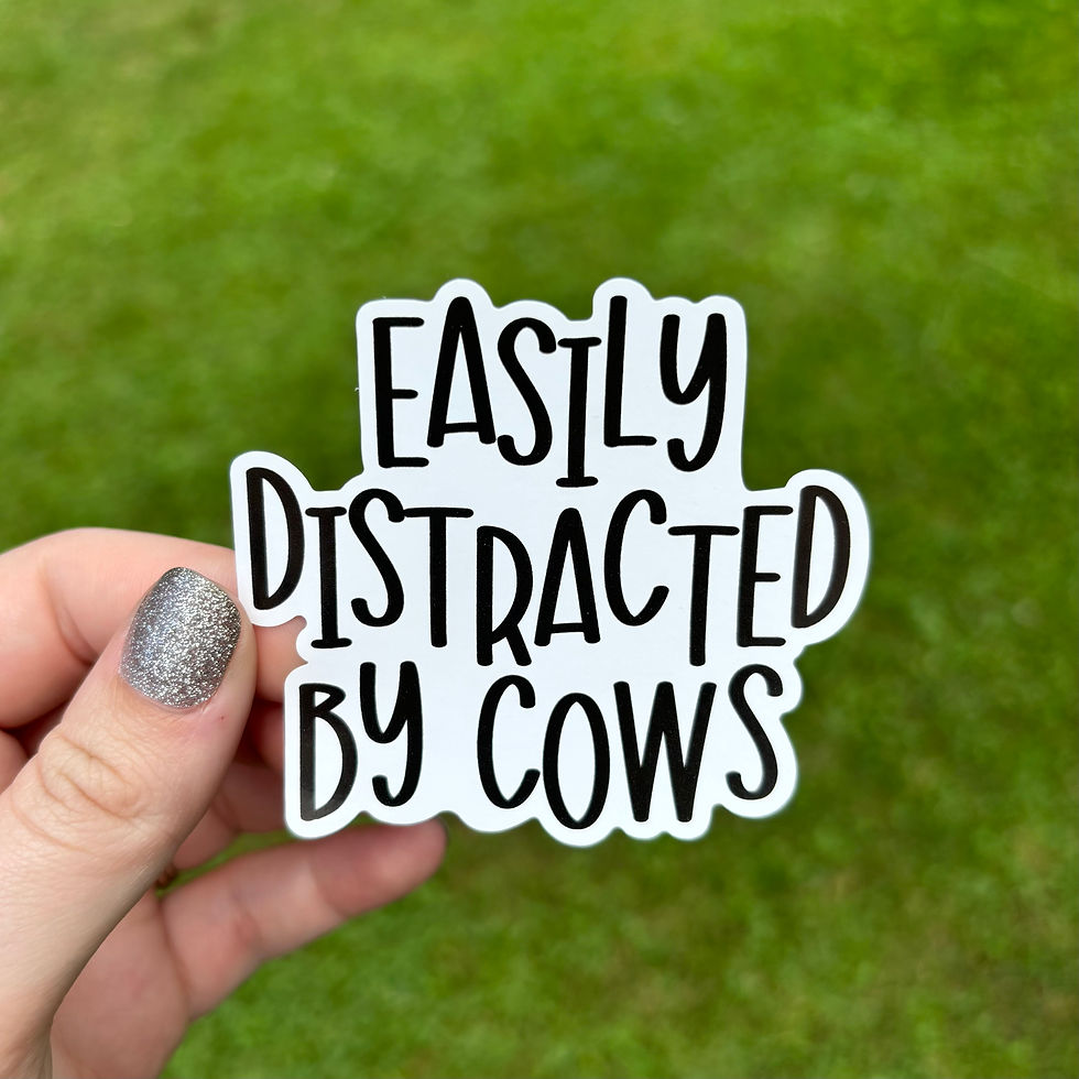 Thumbnail: Easily Distracted Sticker