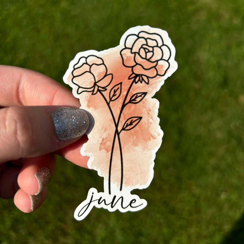 Thumbnail: Birth Month Flower Sticker