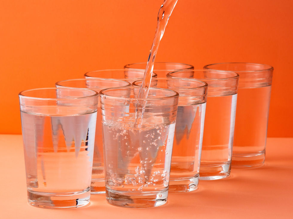 water glasses
