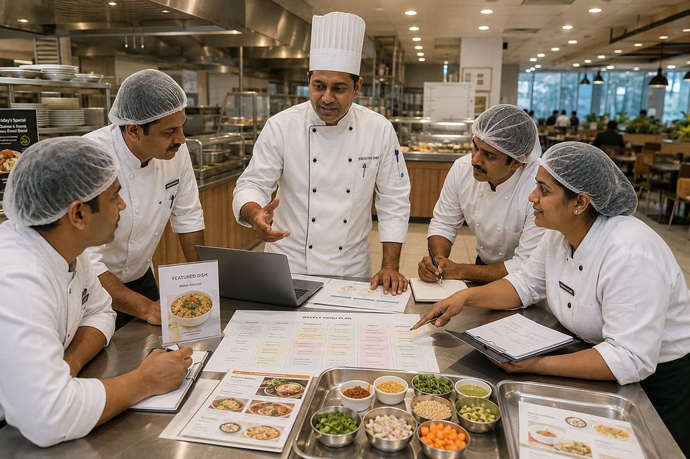 menu planning for corporate cafeteria