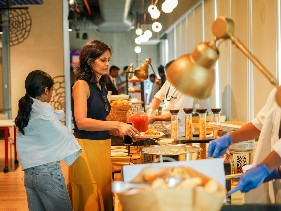Food festival curated by SmartQ at a corporate cafeteria